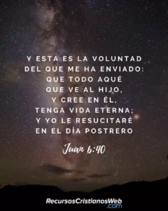 Juan 6:40