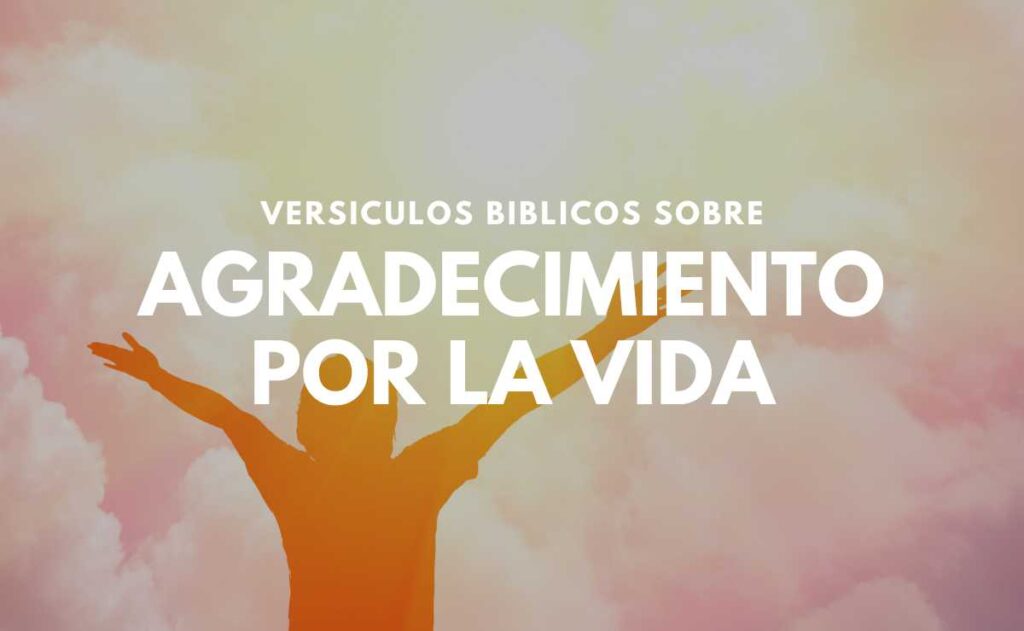 Versículos de Agradecimiento por la Vida